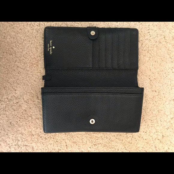 ♠️Kate Spade ♠️ Black Wristlet Wallet - Picture 2 of 7